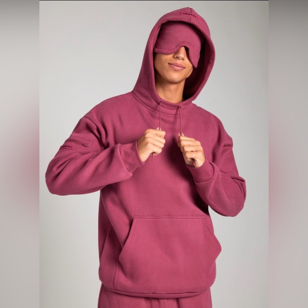 COMFRT SET AIRPLANE BERRY SWEATPANTS & HOODIE SET - Picture 2 of 9